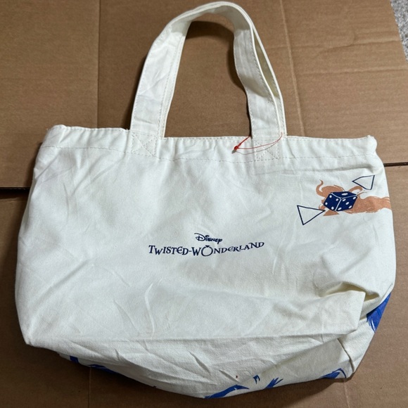Disney Twisted Wonderland Mini Blue and White Tote Bag - Picture 3 of 9